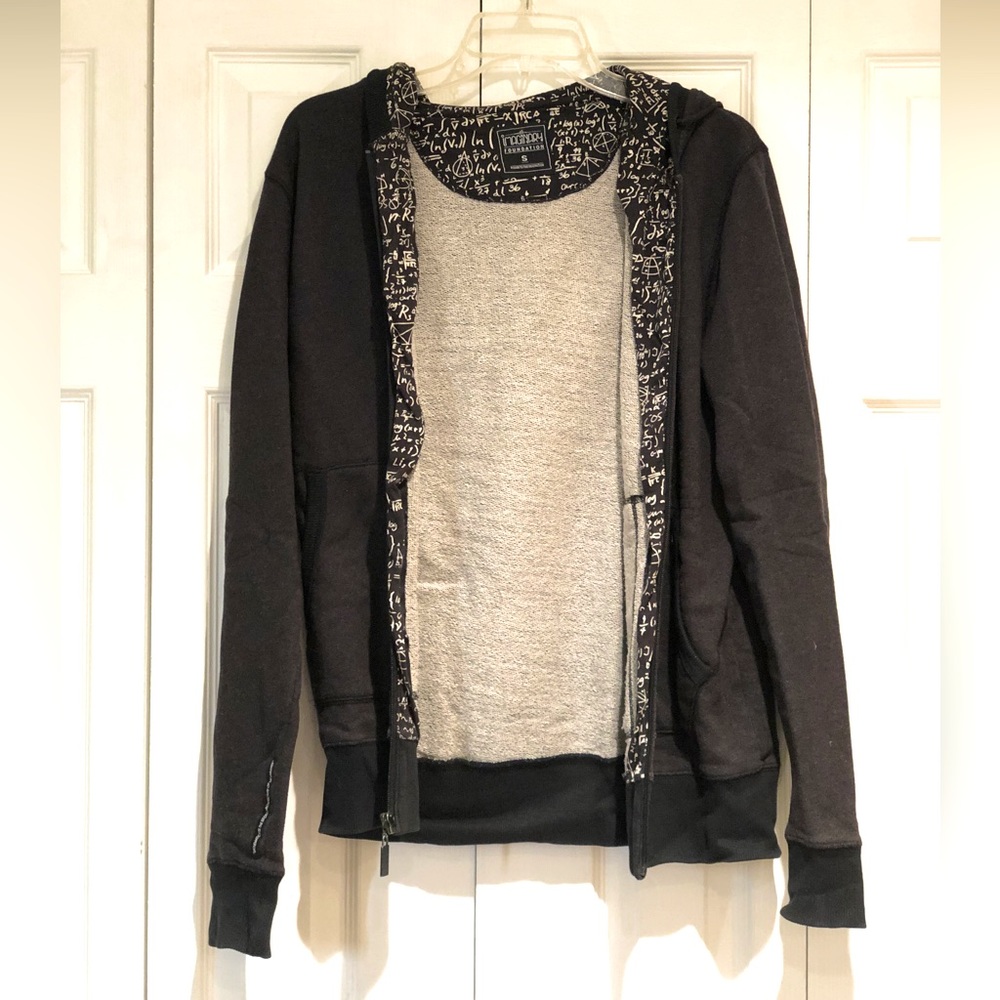 Imaginary Foundation Chalkboard Zip Up Hoodie